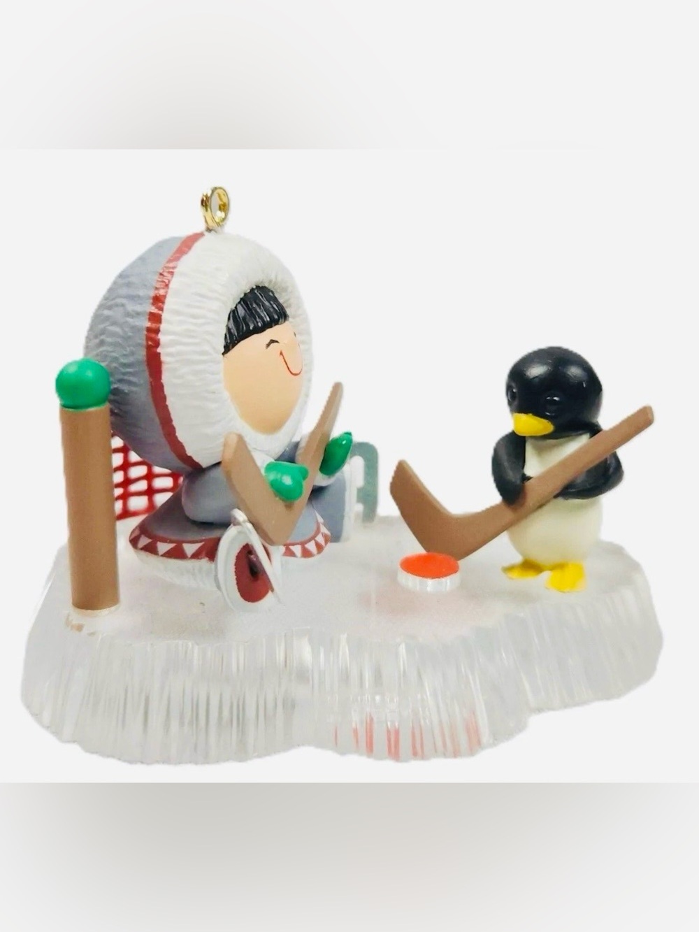 1991 Ice Hockey (Frosty Friends) VINTAGE Hallmark Keepsake Ornament
